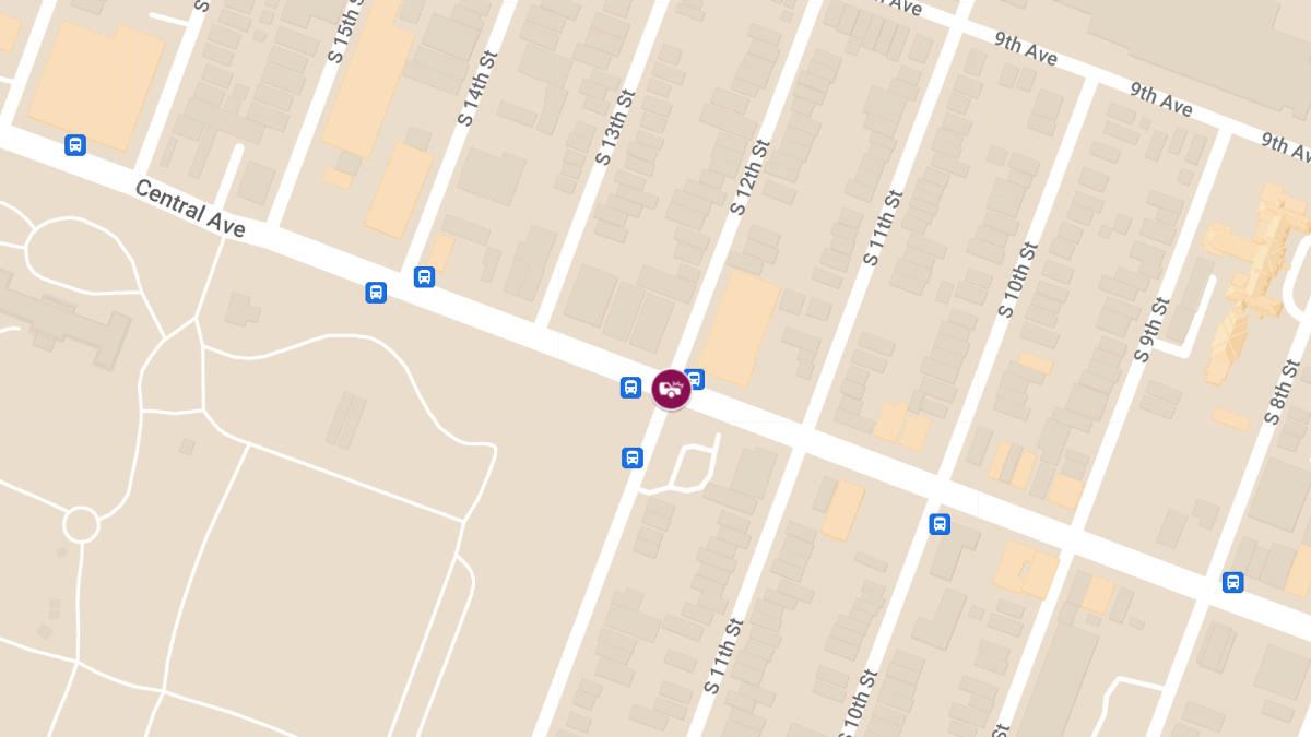 Crash with Injuries at Central Ave & S 12th St