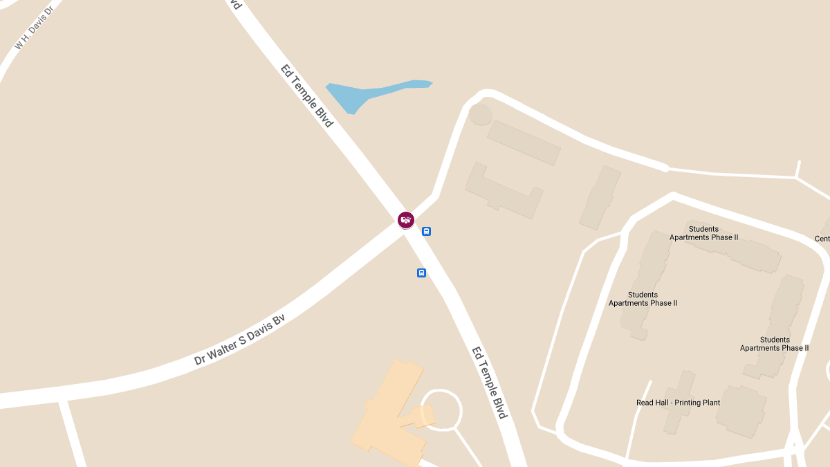 Crash with Injuries at Dr Walter S Davis Blvd & Ed Temple Blvd