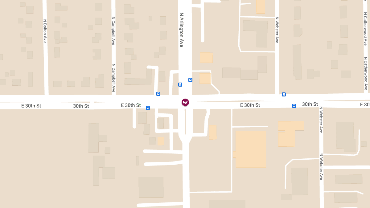 Crash with Injuries at E 30th St & N Arlington Ave