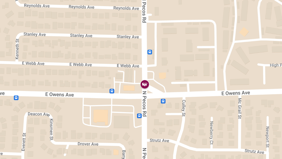 Crash with Injuries at E Owens Ave & N Pecos Rd 