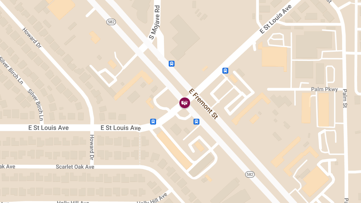 Crash with Injuries at E St Louis Ave & Fremont St