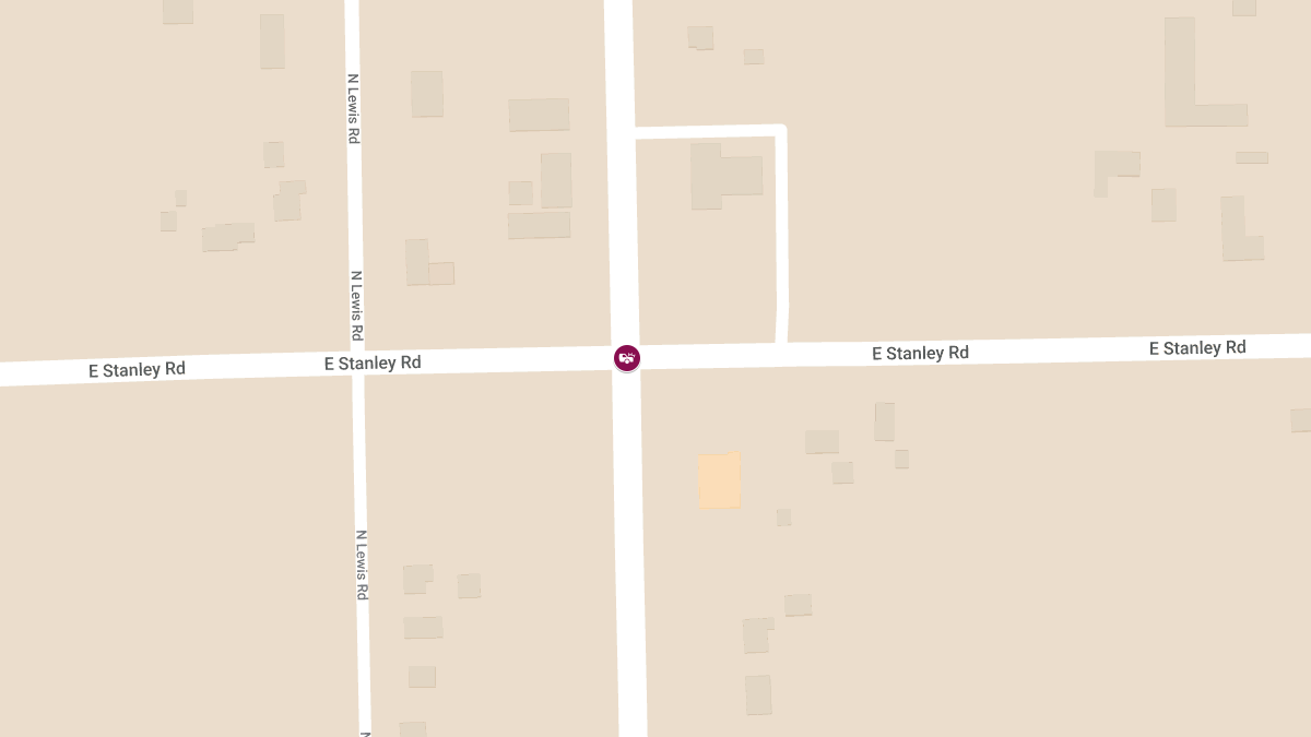 Crash with Injuries at E Stanley Rd & N Dort Hwy