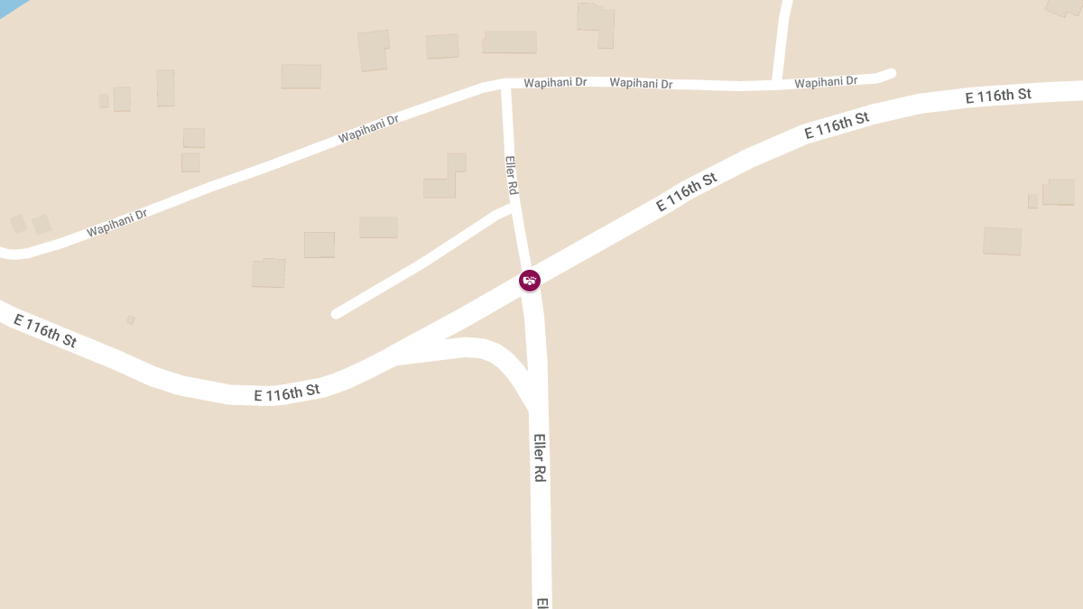 Crash with Injuries at Eller Rd & E 116th St