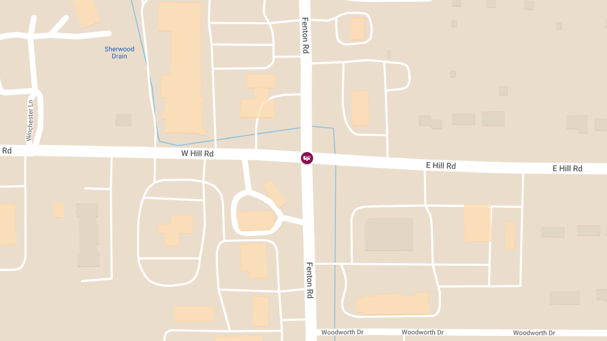 Crash with Injuries at Elms Rd and Hill Rd