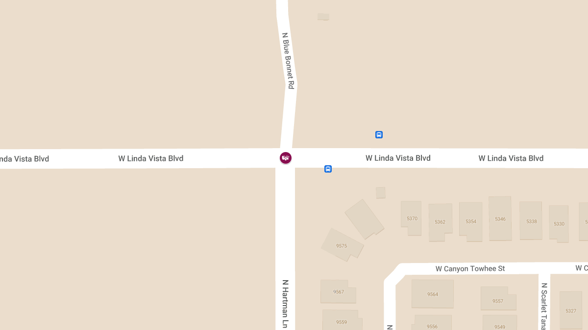 Crash with Injuries at Hartman Rd and Linda Vista Blvd