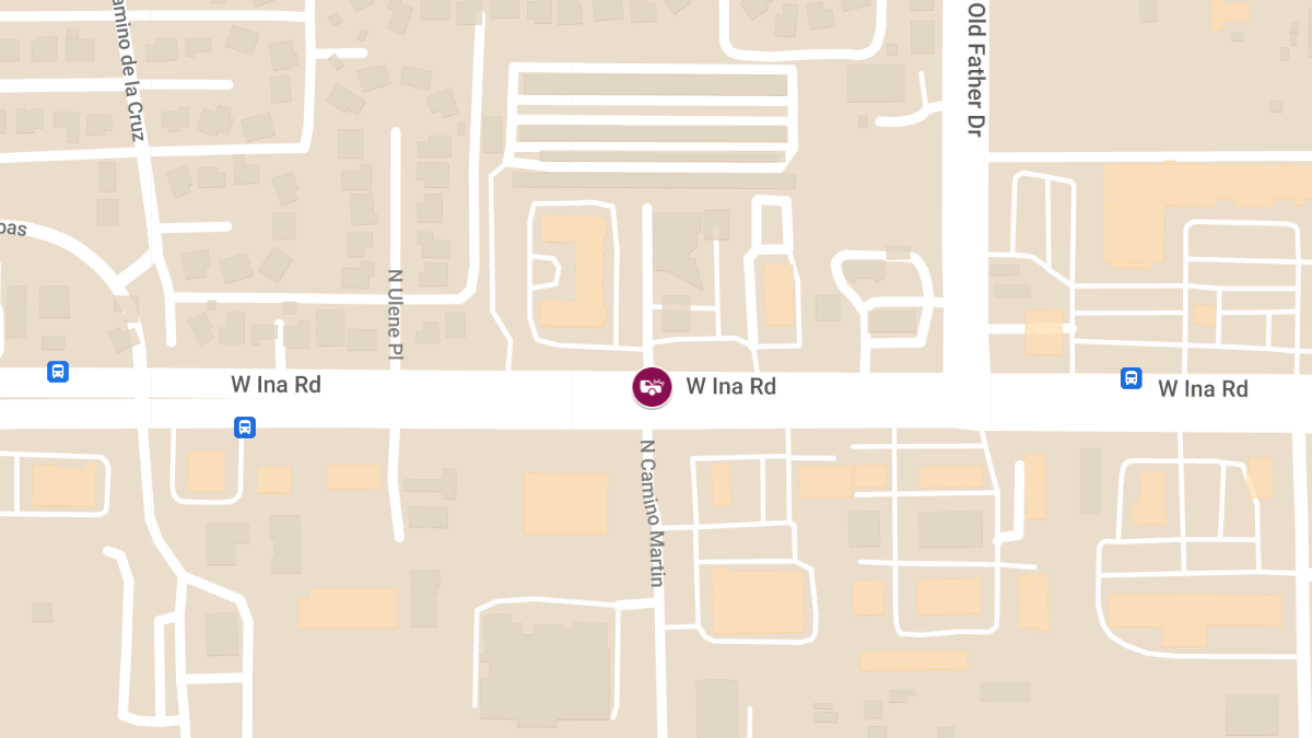 Crash with Injuries at Ina Rd & Camino Martin