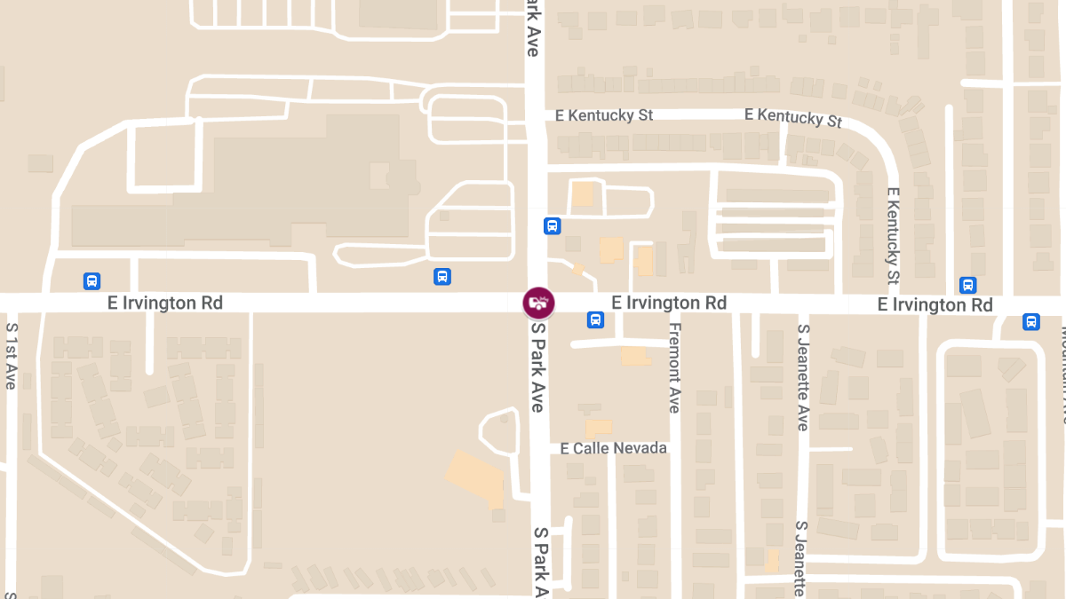Crash with Injuries at Irvington Rd and Park Ave