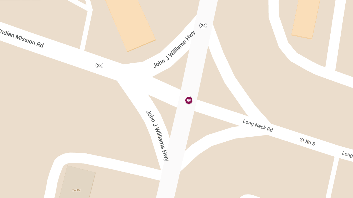 Crash with Injuries at Long Neck Rd and John J Williams Hwy