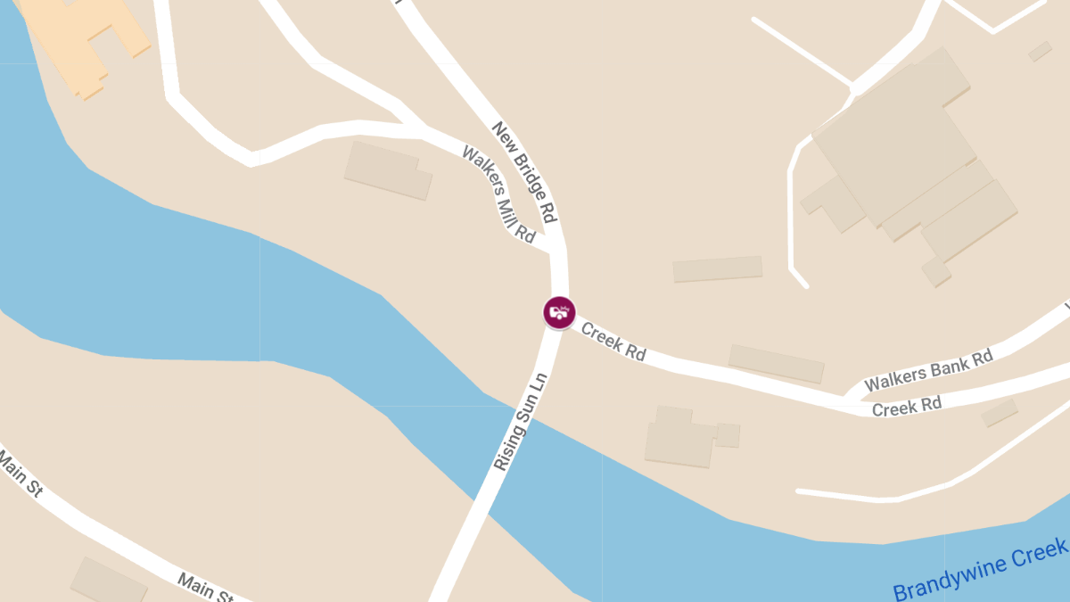 Crash with Injuries at Marshall Bridge Rd & Creek Rd