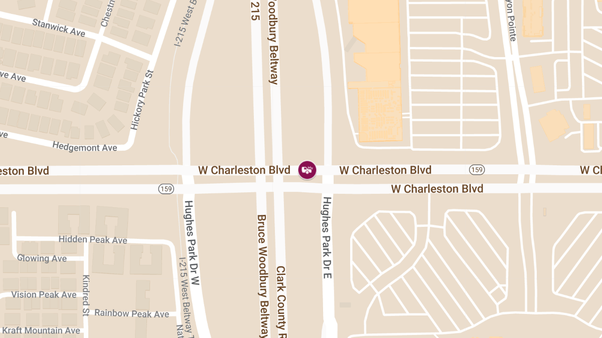 Crash with Injuries at N CC 215 & W Charleston Blvd