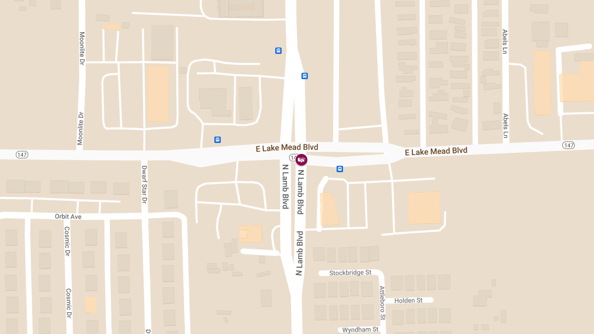 Crash with Injuries at N Lamb Blvd and E Lake Mead Blvd