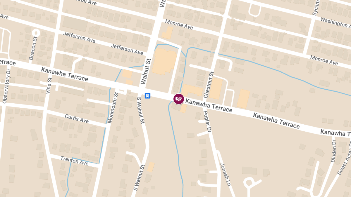 Crash with Injuries at Poplar Dr & Kanawha Ter