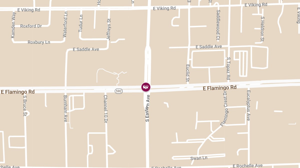 Crash with Injuries at S Eastern Ave & E Flamingo Rd