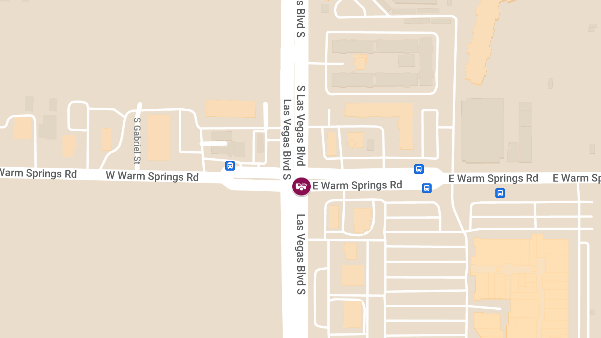 Crash with Injuries at S Las Vegas Blvd & E Warm Springs Rd