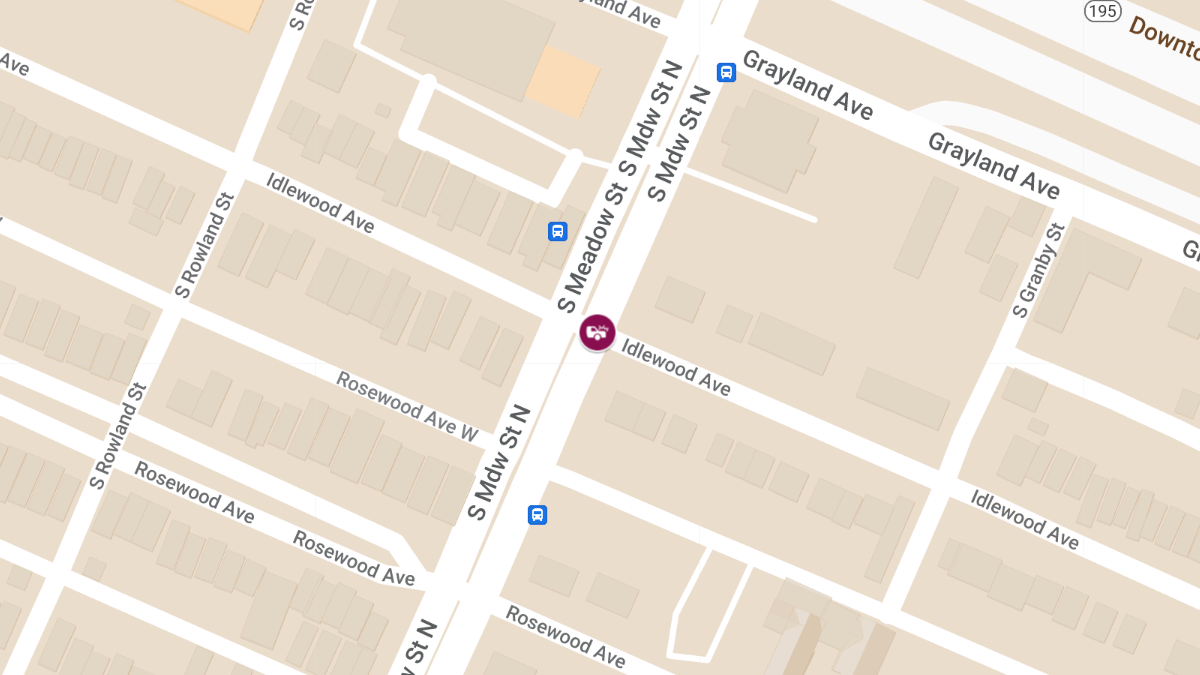 Crash with Injuries at S Meadow St & Idlewood Ave