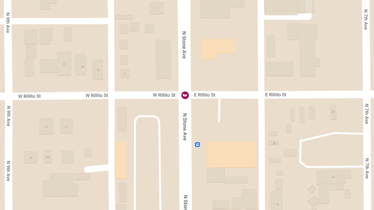 Crash with Injuries at Stone Ave and Rillito St