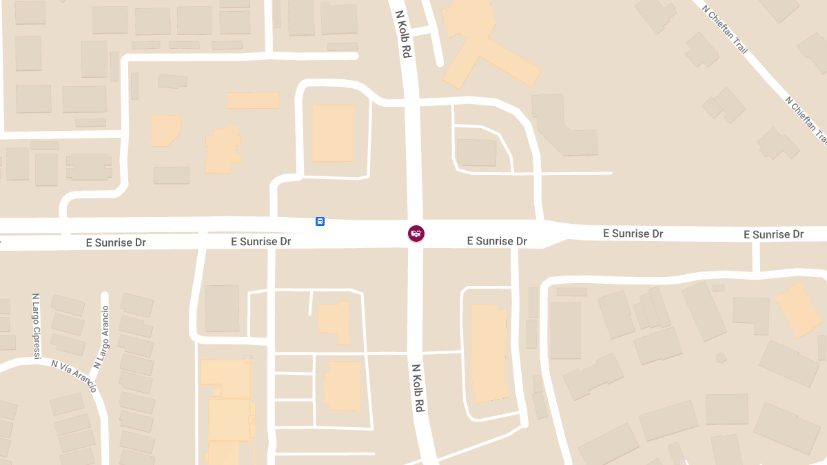 Crash with Injuries at Sunrise Dr & Kolb Rd