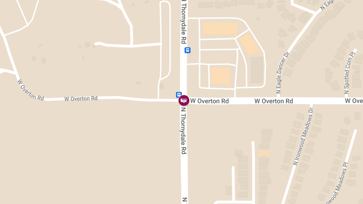 Crash with Injuries at Thornydale Rd and Overton Rd