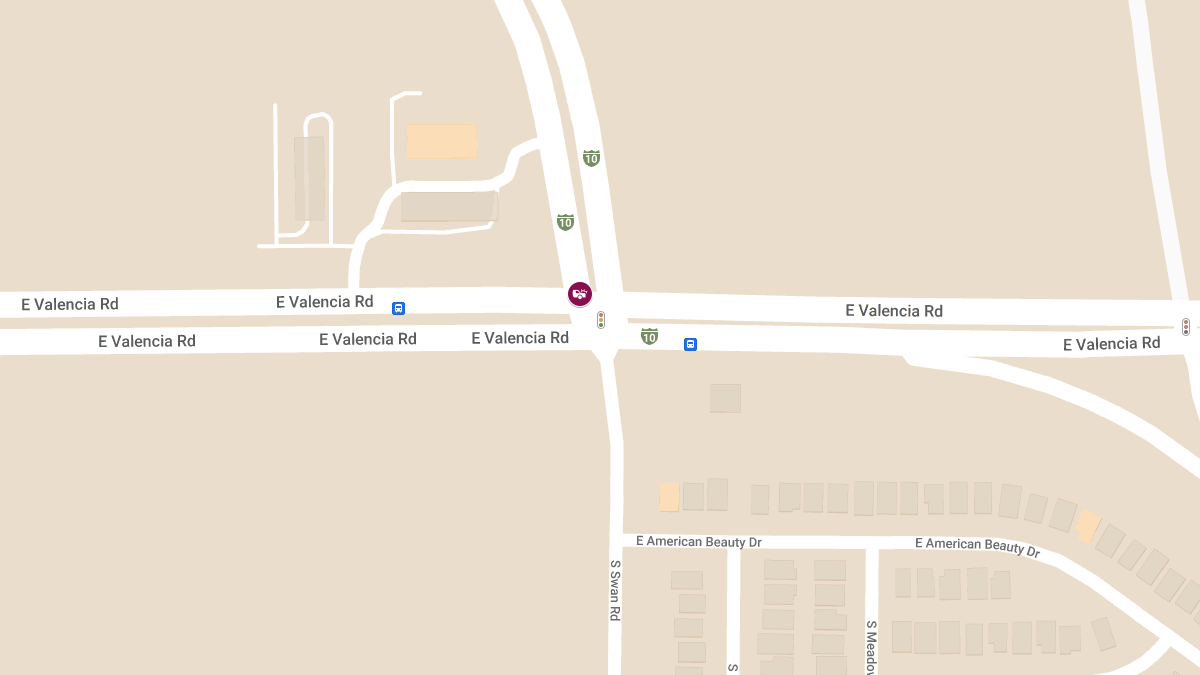 Crash with Injuries at Valencia Rd & Benson Hwy