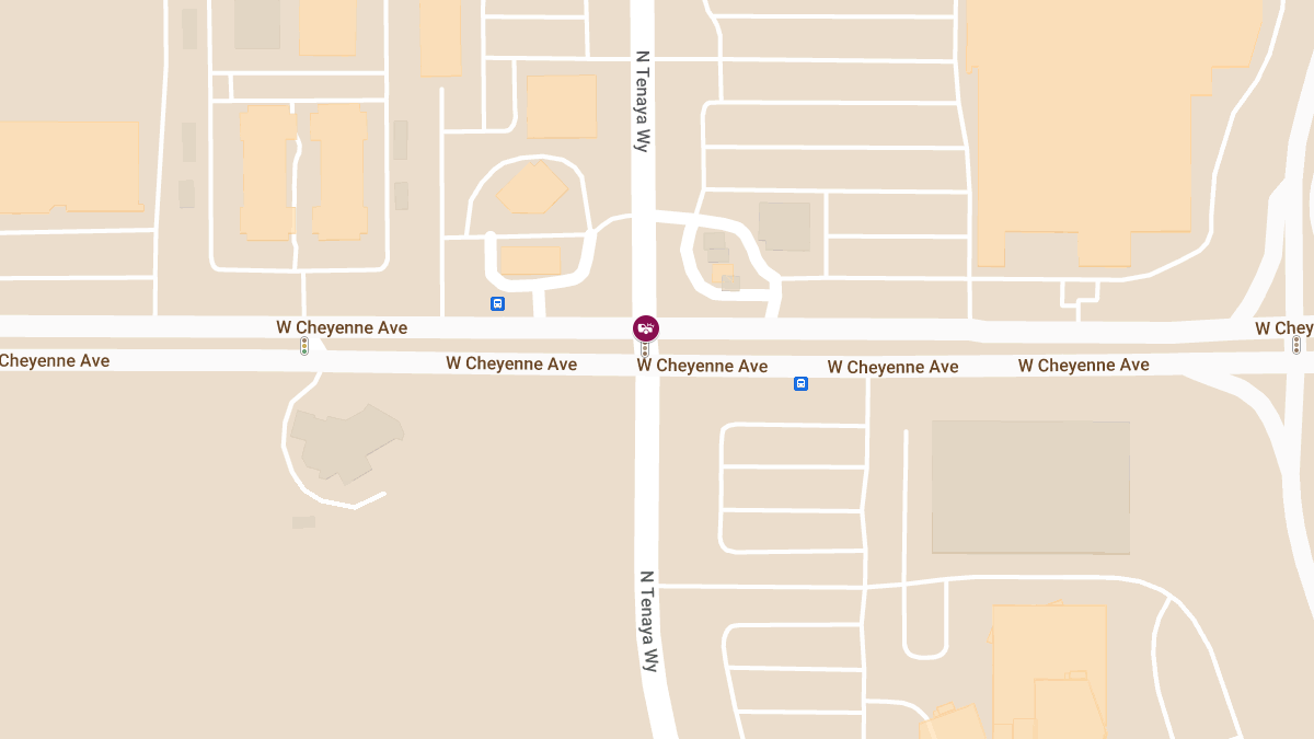 Crash with Injuries at W Cheyenne Ave and N Tenaya Way