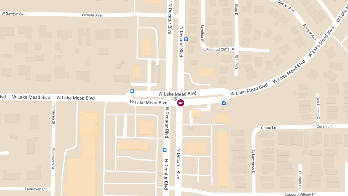 Crash with Injuries at W Lake Mead Blvd & N Decatur Blvd