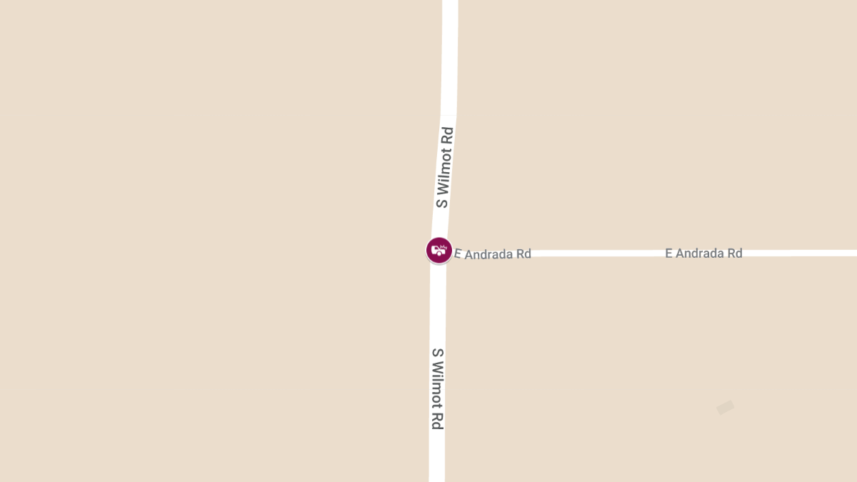 Crash with Injuries at Wilmot Rd & Andrada Rd