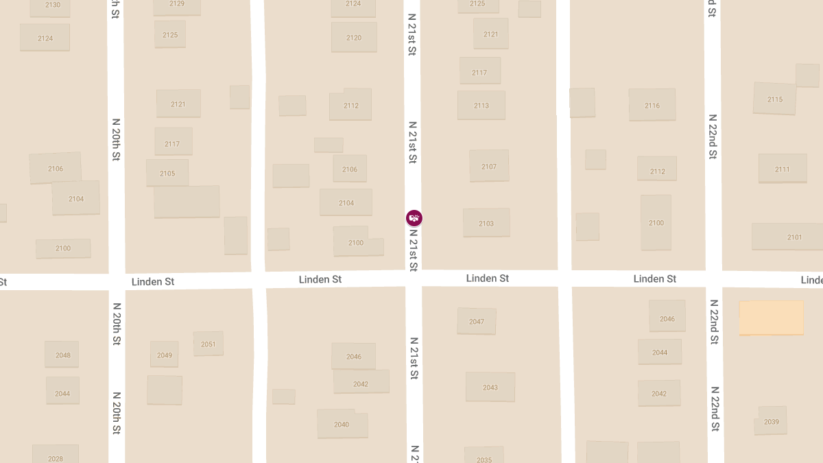 Crash with Injuries  in 2100 Block of N 21st St