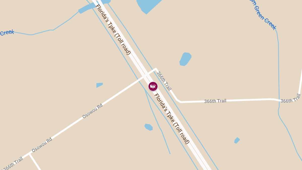 Crash with Injuries on Florida’s Turnpike NB near Mile Marker 175