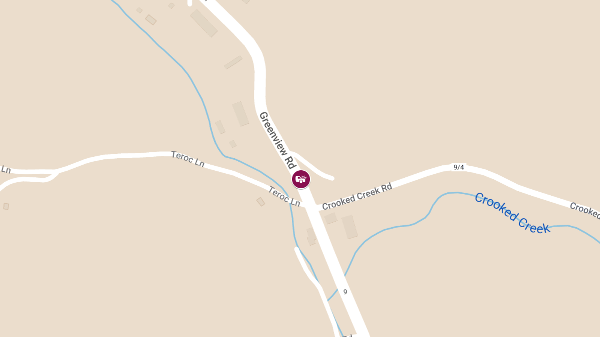 Crash with Injuries on Greenview Rd