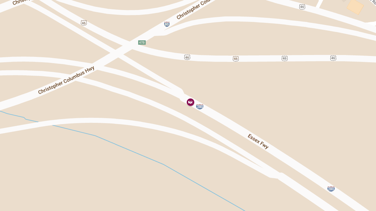 Crash with Injuries on I-280 Westbound Near I-80