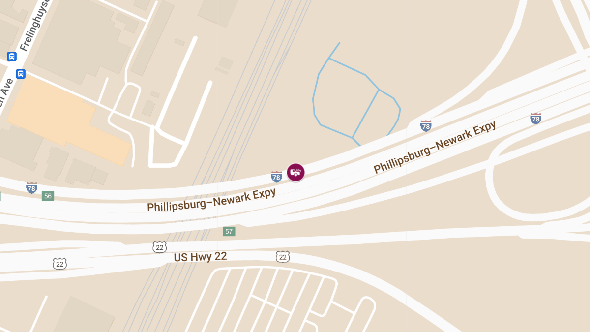 Crash with Injuries on I-78 Local Lanes Near Exit 56