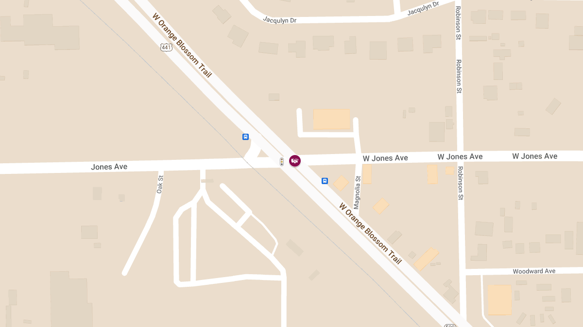 Crash with Injuries on N Orange Blossom Trl at Jones Ave