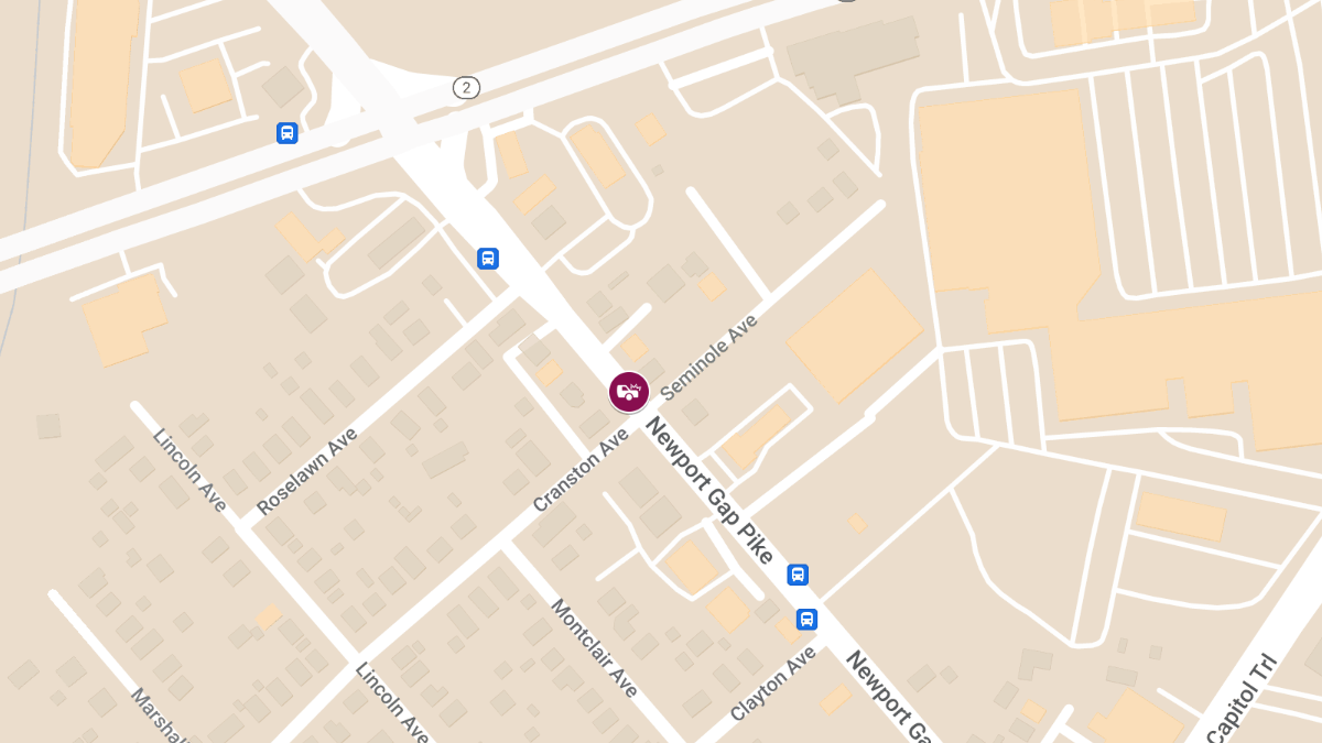 Crash with Injuries on Newport Gap Pike South of Kirkwood Hwy