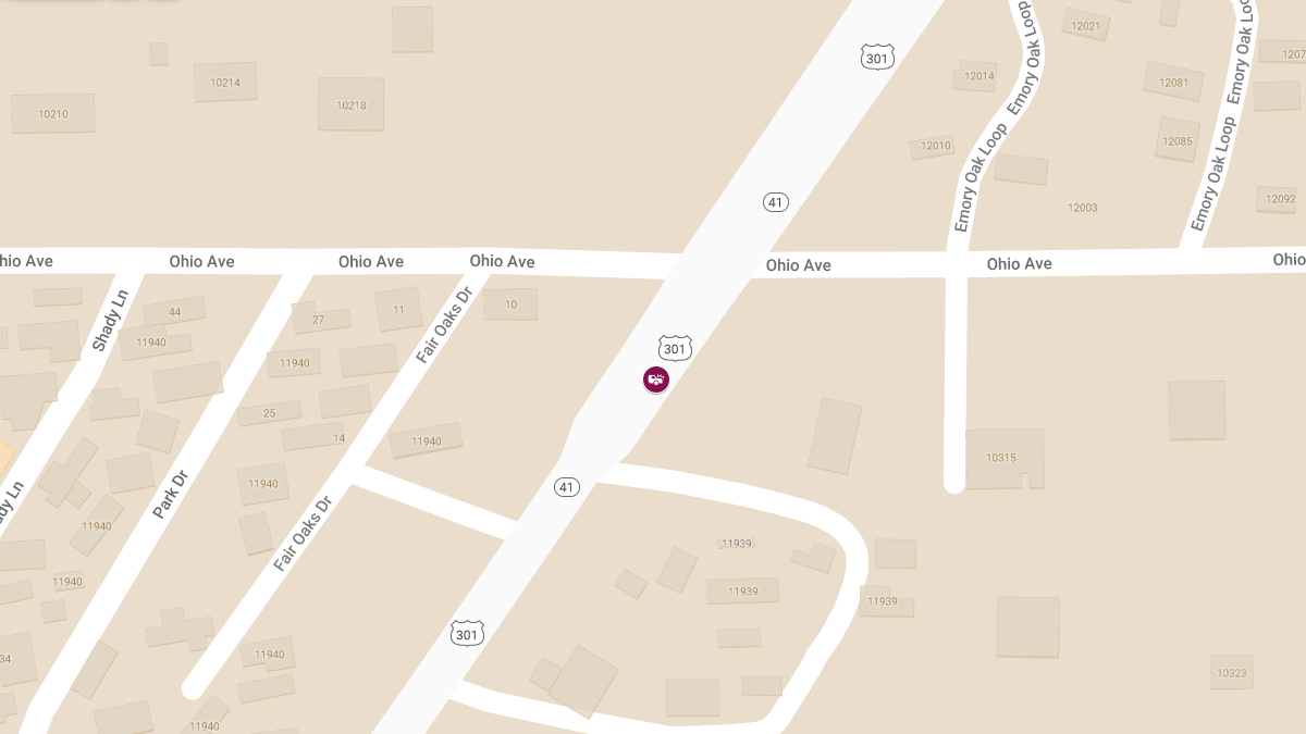 Crash with Injuries on US-301 Near Ohio Ave