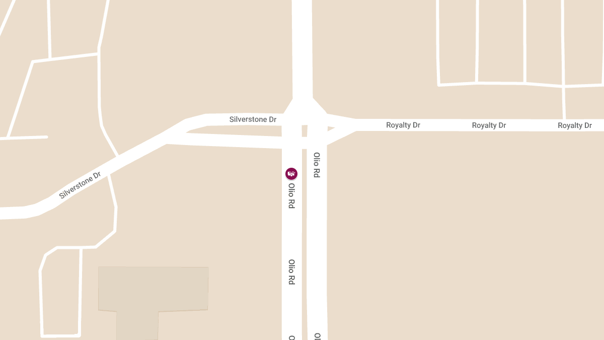 Crash with Injuries on the 12000 Block of Olio Rd