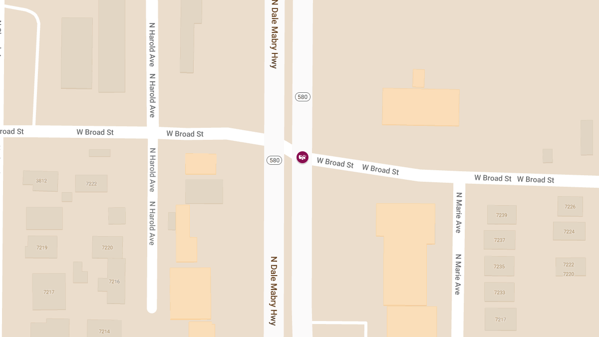 Crash with Injury Causes Roadblock on Dale Mabry Hwy at Broad St W