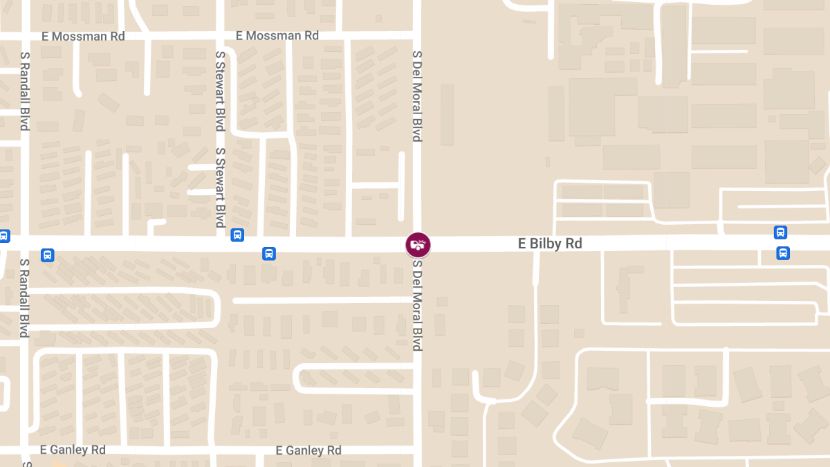 Crash with Injury at Bilby Rd & Del Moral Blvd