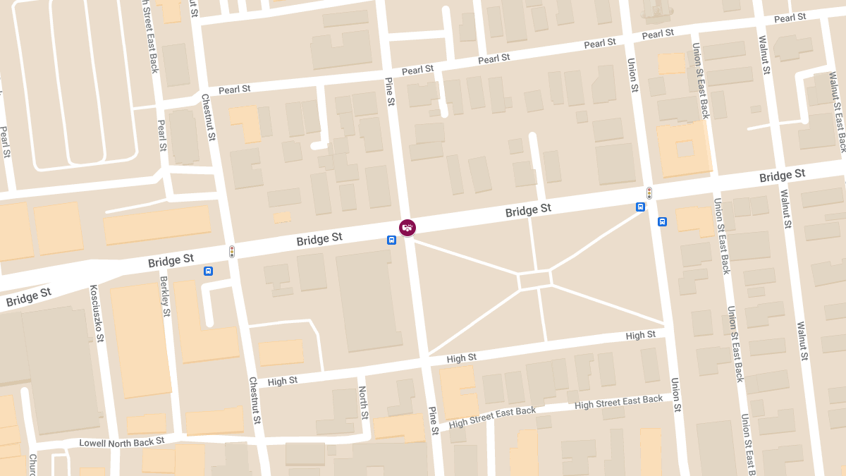 Crash with Injury at Pine St and Bridge St