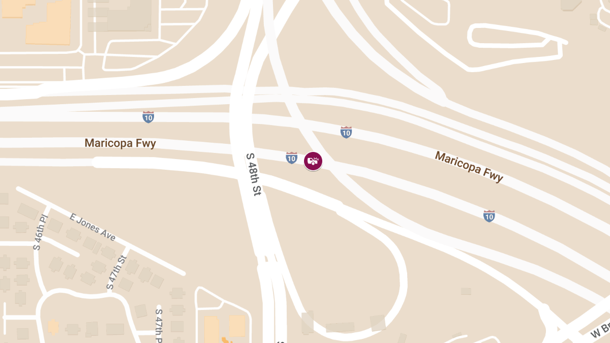 Crash with Injury on I-10 EB Near SR-143/48th St 