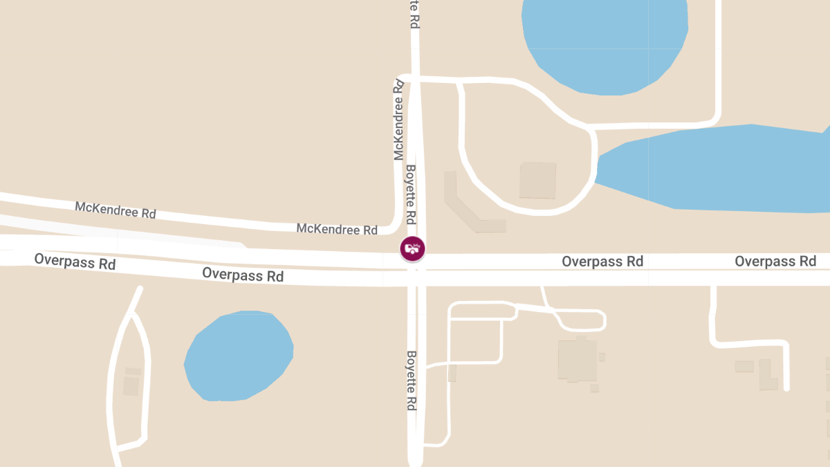 Crash with Roadblock on Boyette Rd Near Overpass Rd
