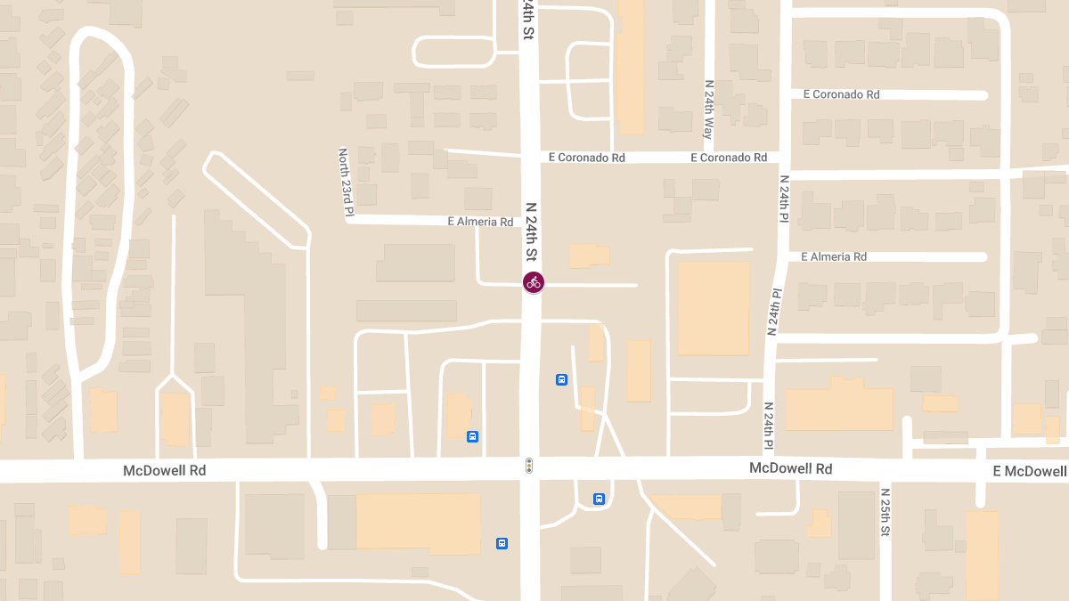 Cyclist Hospitalized After Crash with Police Vehicle Near 24th St & McDowell Rd
