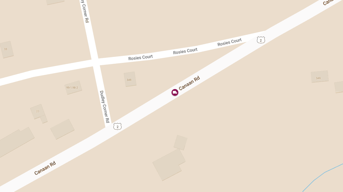 Driver Injured in Head-On Crash with Plow Truck on Canaan Rd