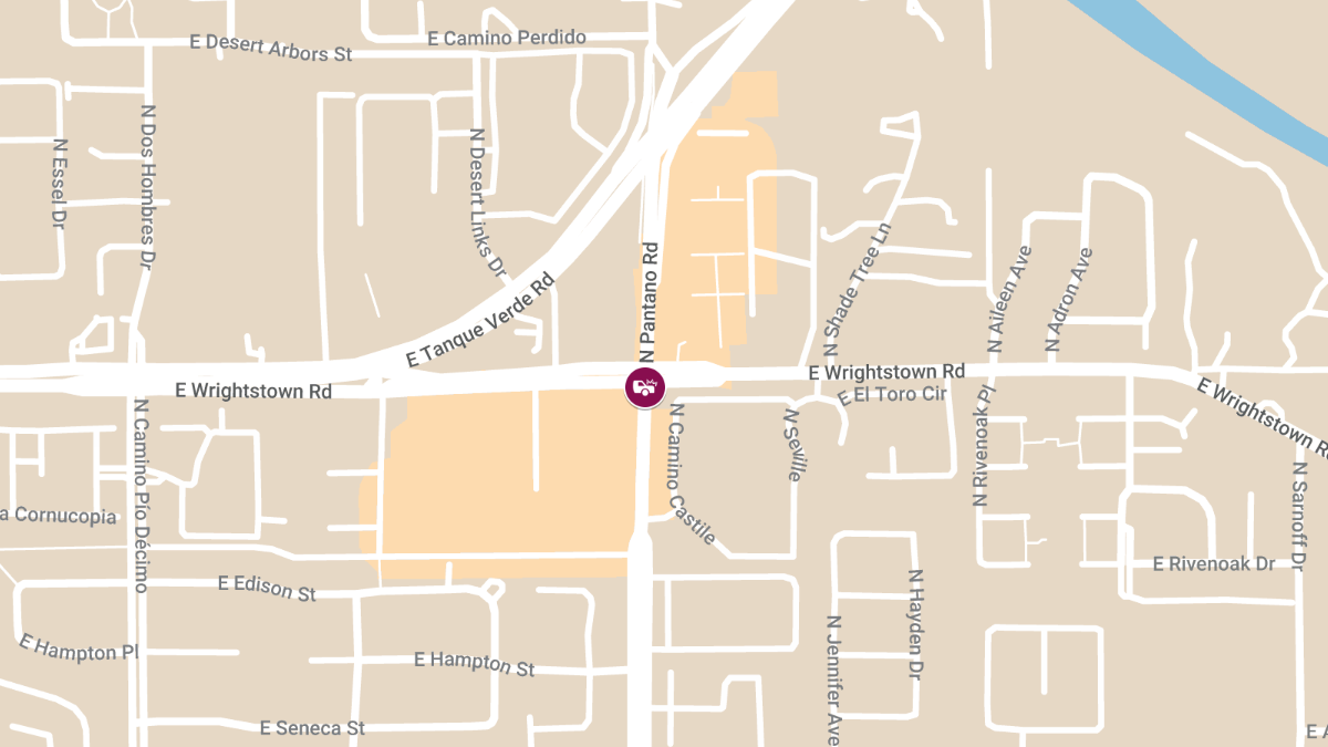 Emergency Response to Collision With Injuries on E Wrightstown Rd near N Pantano Rd