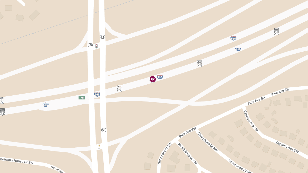 Fatal Accident on I-565 Eastbound Near Jordan Ln Exit