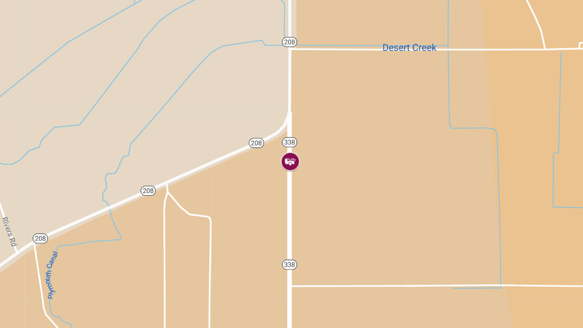 Fatal Accident on SR-338 Near the Junction of SR-208