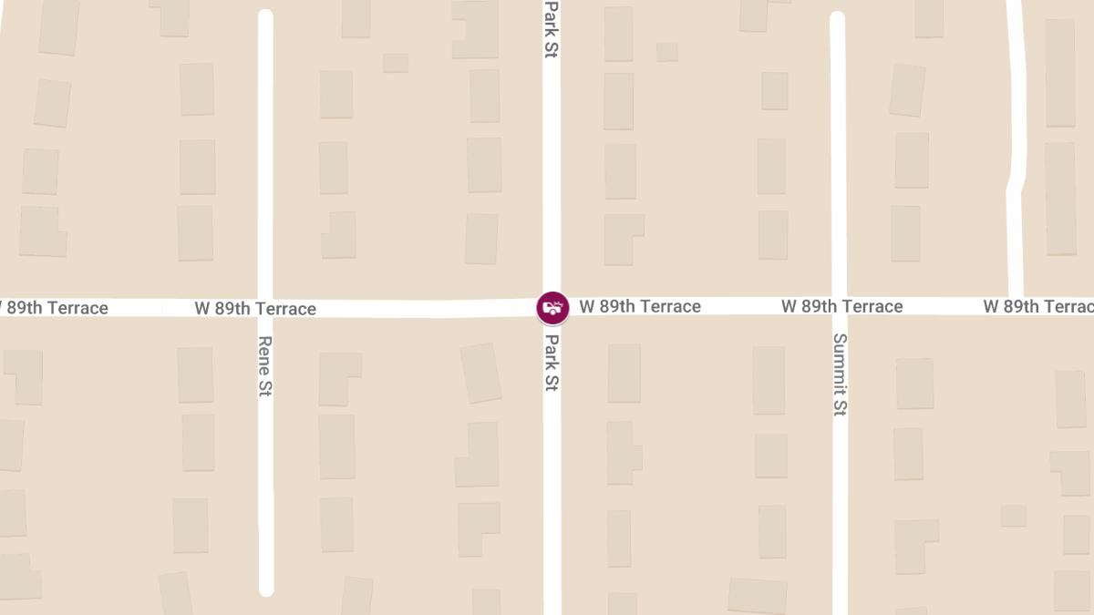 Fatal Car Crash at W 89th Terrace & Park St 