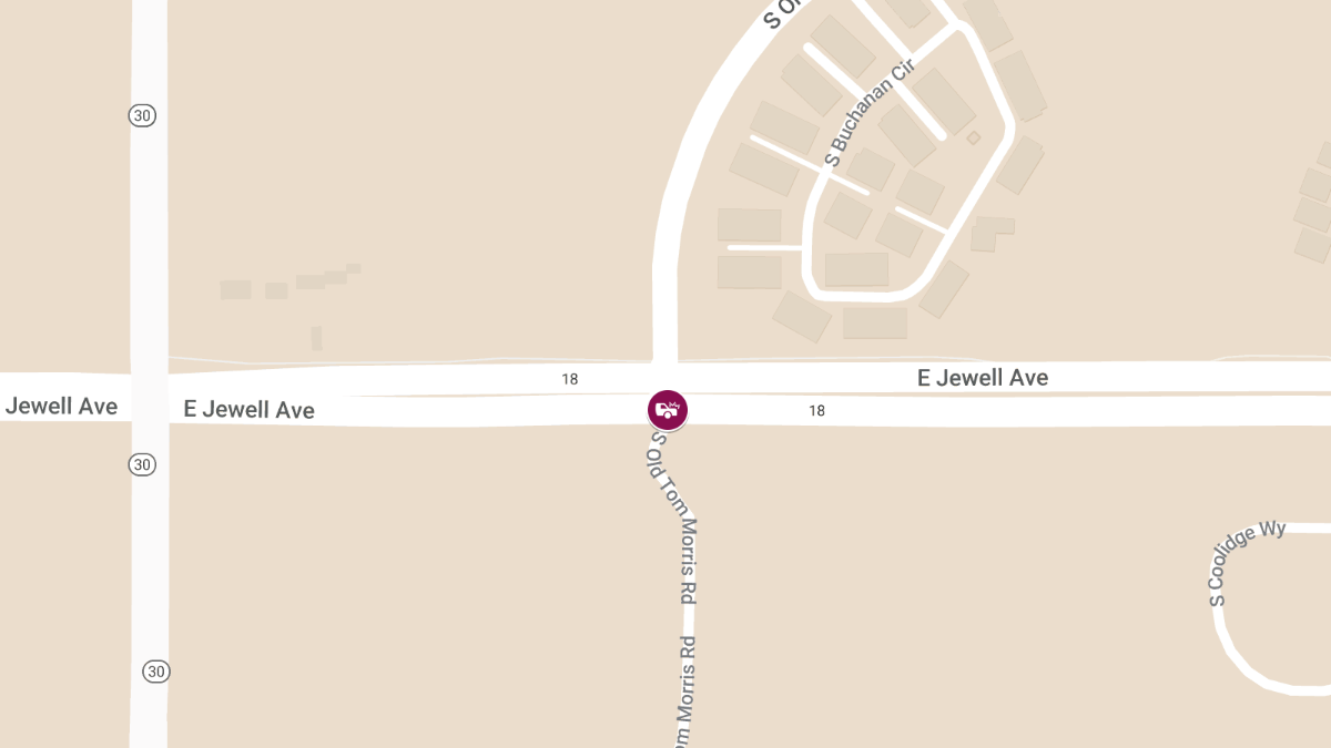 Fatal Car Crash on East Jewell Ave at Old Tom Morris Rd