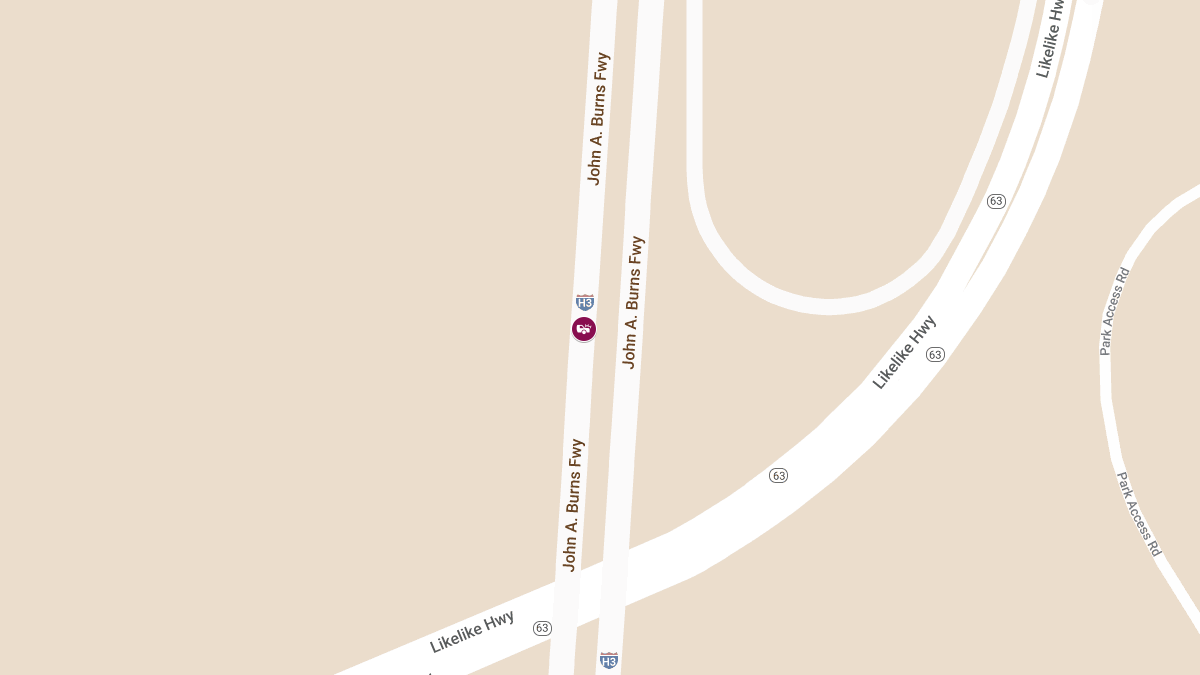 Fatal Collision on H-3 Freeway Near Likelike Highway Offramp