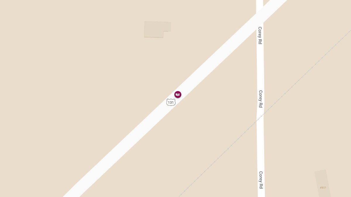 Fatal Collision on US-131 Near Corey Rd