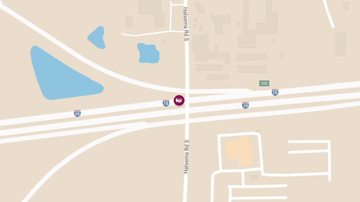 Fatal Crash Blocks All Lanes on I-10 EB at MM350